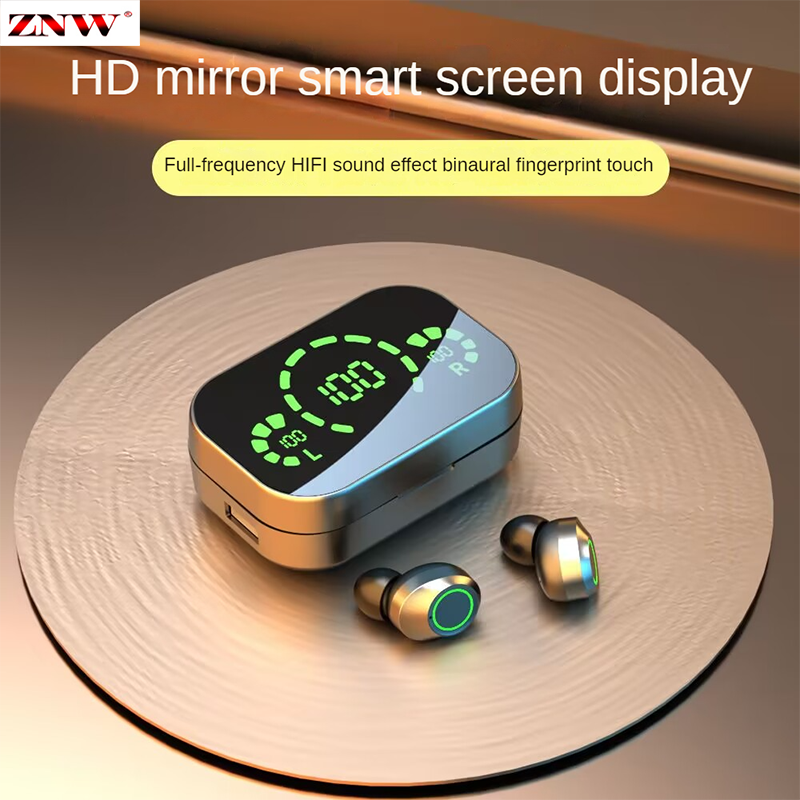 Znw tai nghe bluetooth không dây tws 5.2 tai nghe chơi game tai nghe nhạc hi-fi có mic thể thao chống nước 2022new