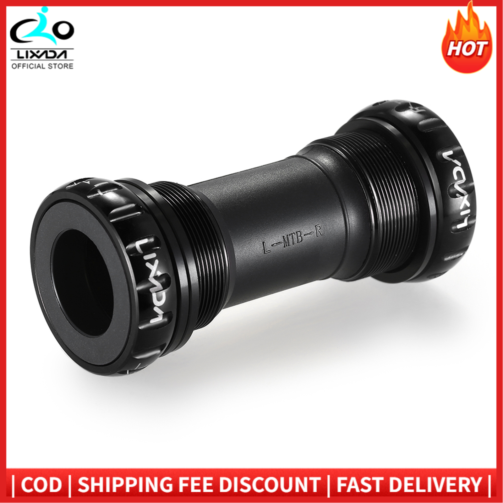 [Lixada MTB Mountain Bike Bicycle Cycling Thread Type Bottom Bracket Aluminum Alloy 68mm/73mm BB Crank Set Bearing Axis Parts For 66-73mm Ordinary bearing,Lixada MTB Mountain Bike Bicycle Cycling Thread Type Bottom Bracket Aluminum Alloy 68mm/73mm BB Cran ราคา 208 บาท*ส่งฟรี