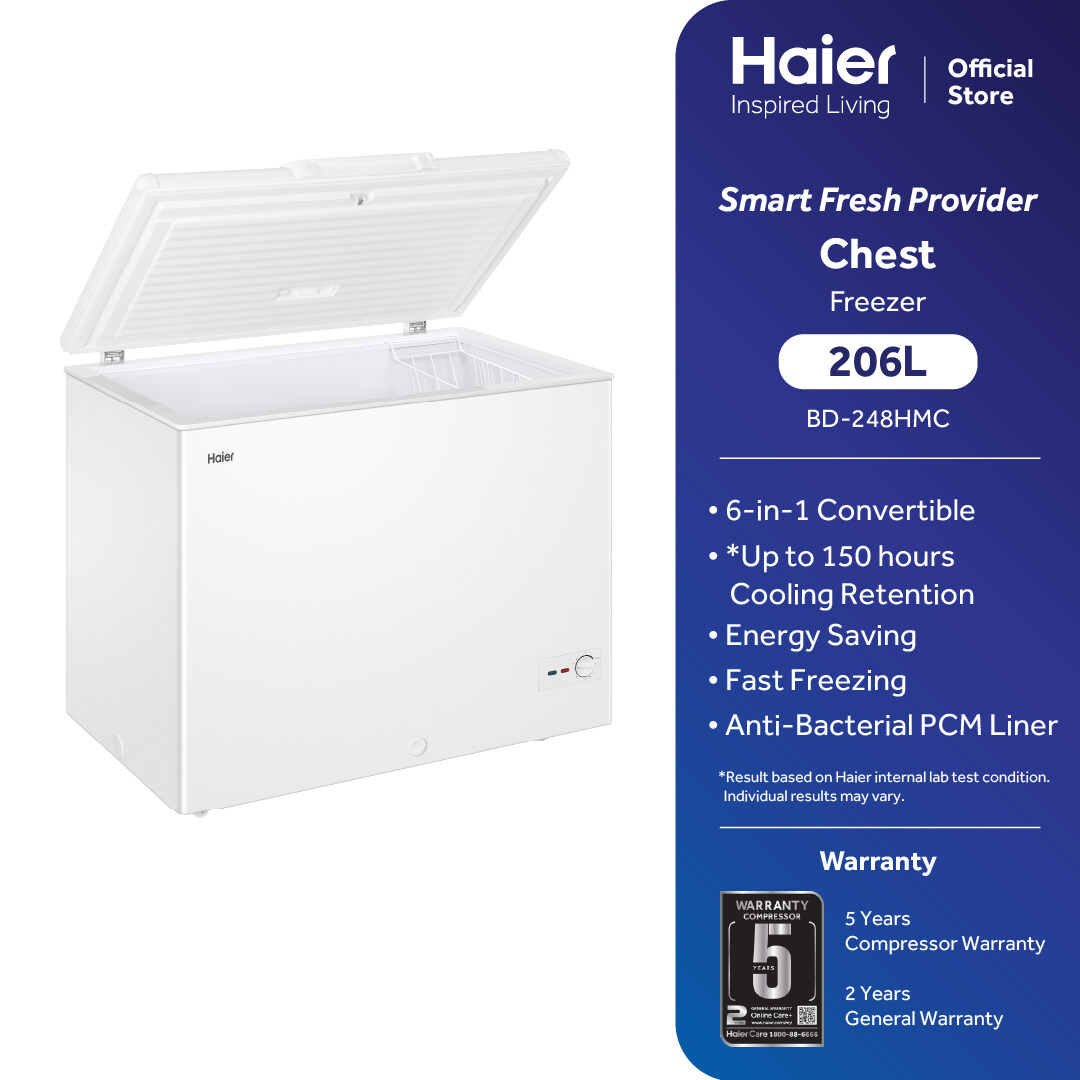 haier chest freezer bd 248hmc