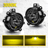 3 Triple Hyperboloid Bi LED Projector Lens H11 Fog Light For Toyota Fortuner/Innova/Hiace/Vios/Avanza/Camry/Yaris/Corolla/Hilux/Estima Car Bumper Spotlight 22000LM Driving Lamps