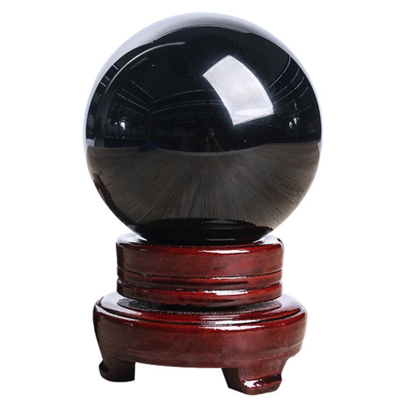 Amazon.com: Amazing Gemstone Black Obsidian Crystal Ball with Stand - 2"  Inches Crystal Sphere Meditation Balls for Witchcraft and Decorative Balls  : Home & Kitchen SXQWEPGOM Polished Black Obsidian Crystal Ball, Quartz Sphere with