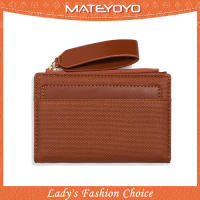 MATEYOYO Womens Wallet Card Holder Simple Fashion Purse Female Short Wallet Ladies Money Bag Chic Card Holder Small and Ultra-Thin Exquisite High-End Credit Vintage Card Holder
