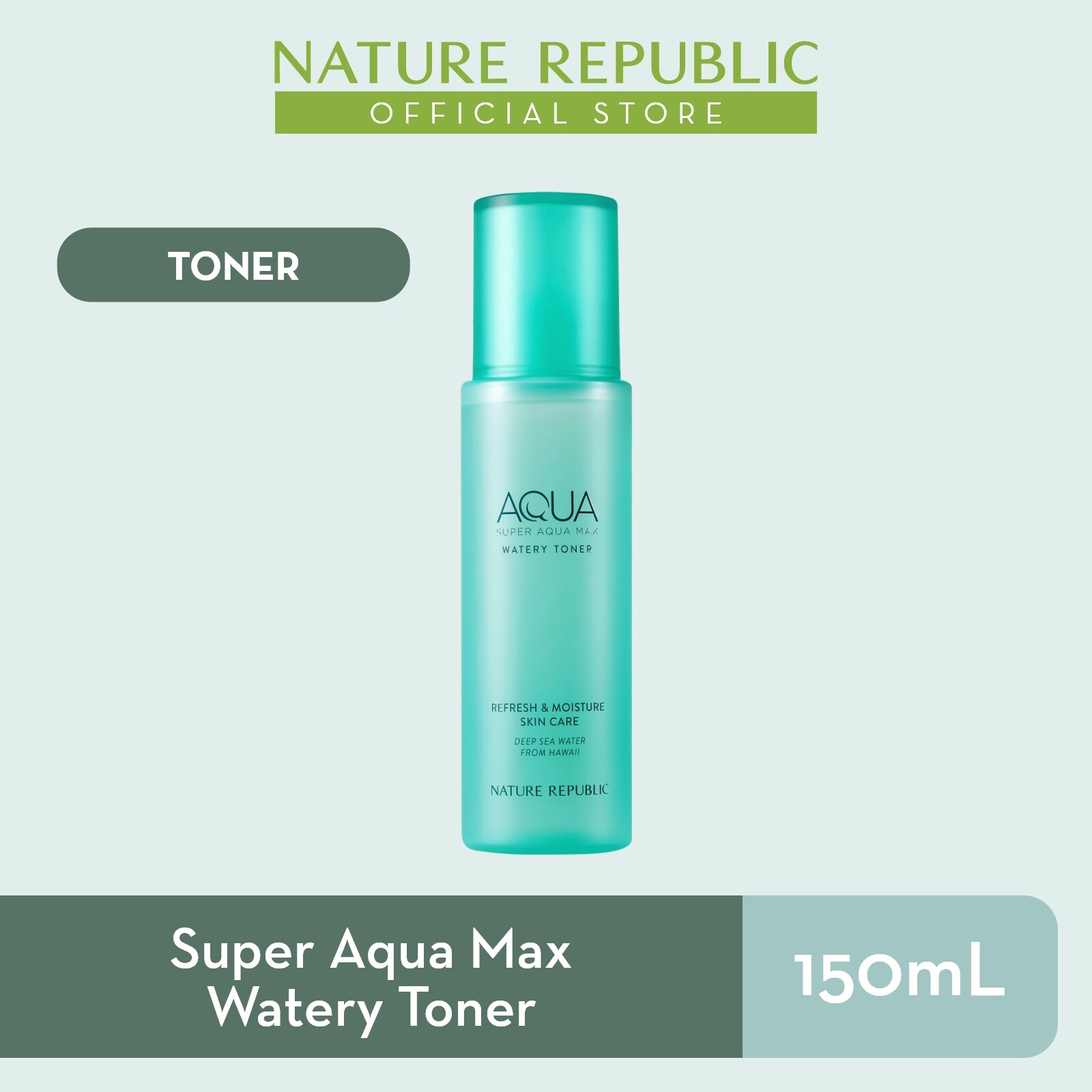 Gambar Nature Republic Super Aqua Max Watery Toner   for Dry Skin (150ml)