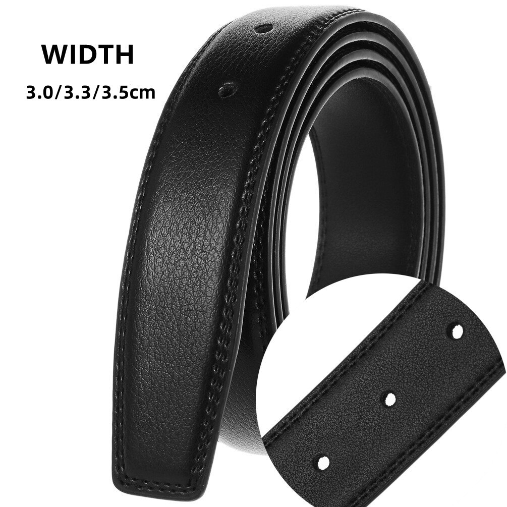Belt strap for men man men belt dây thắt lưng da nam dây thắt lưng da bò 3.3cm cho khóa chốt dây đeo thắt lưng không có khóa