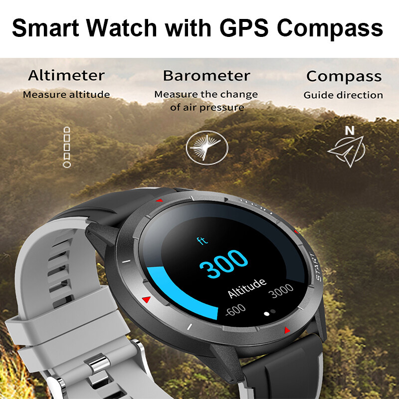 Vny28 mới GPS định vị đồng hồ thông minh la bàn độ cao thể thao ngoài trời