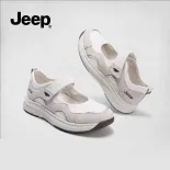 Jeep Mary Jane thể thao giày nữ Velcro có đế dày giày của bố đơn giản