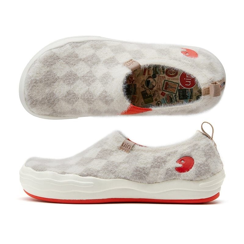 UIN Toledo VII Women's Travel Shoes Slip On Casual Loafers Lightweight Fashion Sneaker-Ivory ราคา 8,800 บาท*ส่งฟรี