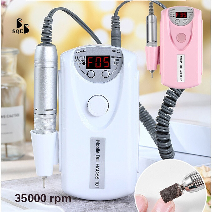 Máy khoan móng nghệ thuật chuyên nghiệp máy khoan móng điện máy mài tẩy móng máy mài giũa móng nghệ thuật sạc usb máy đánh bóng làm sạch loại bỏ gel móng