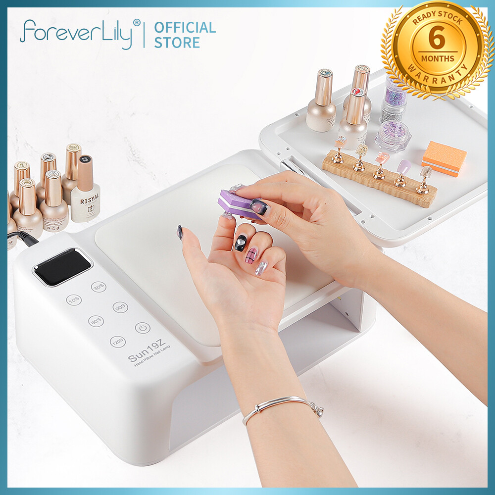 Foreverlily Máy Sấy Khô Sơn Móng tay đèn Led cho Báo Chí trên móng tay hàng loạt sấy đèn Led nguồn không gian lớn 3 trong 1 đa chức năng Máy Sấy Khô Sơn Móng tay đèn Led