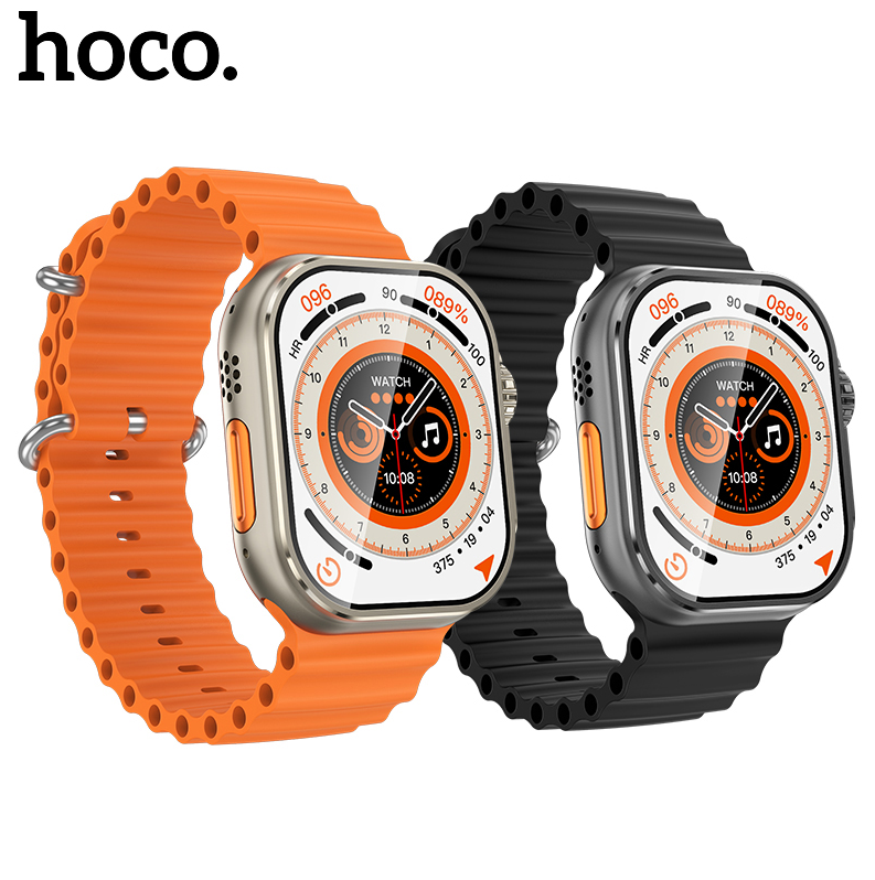 【Call Version】HOCO Y23 Ultra Smart Watch Unisex 2.02inch Full Touch Screen Ultra Smart Sports Fitness Watch IP67 Waterproof Bluetooth 5.3 Universal For iOS Android All smartphones Universal Watch 22 Languages ราคา 798 บาท*ส่งฟรี