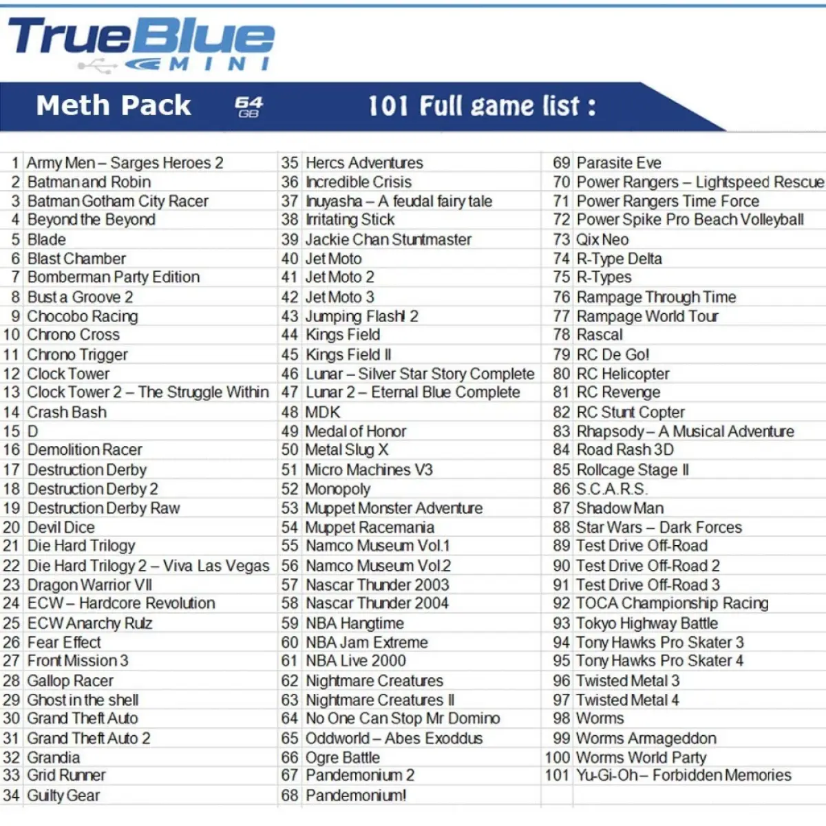 true blue mini stick