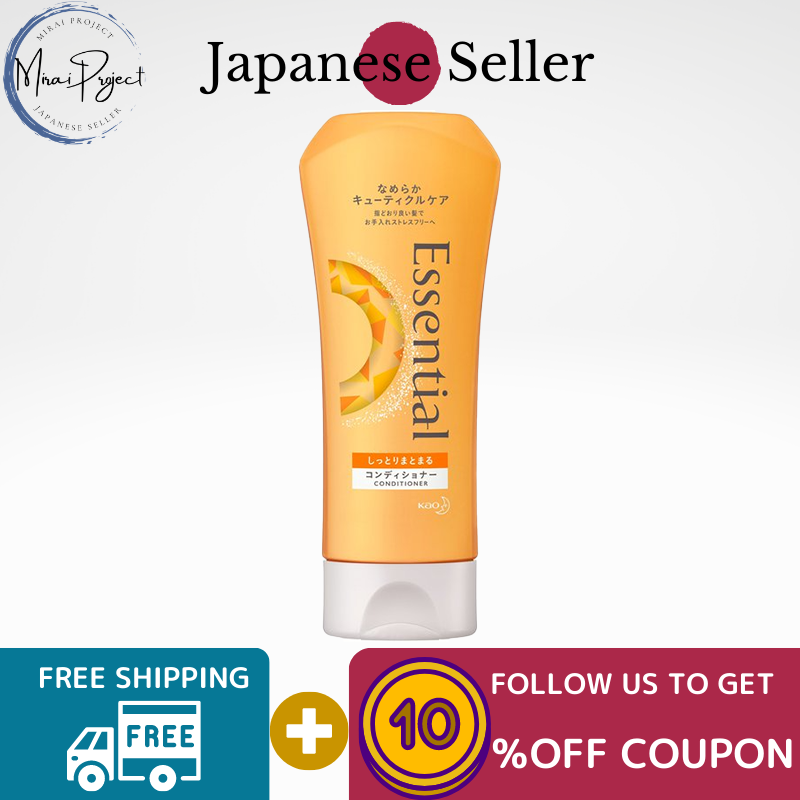 Gambar [Direct from Japan] KAO Essential Moisturizing Conditioner Body 200mL, Body Pump 480mL, Refill 340mL, Refill Extra Large Size 1080ml