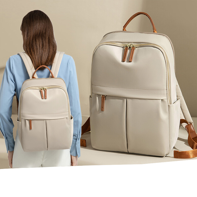 Du lịch Ba lô cho máy tính xách tay phụ nữ Trọng lượng nhẹ kinh doanh máy tính xách tay backbags sang trọng giải trí Túi thời trang đô thị Ba lô vải lớn