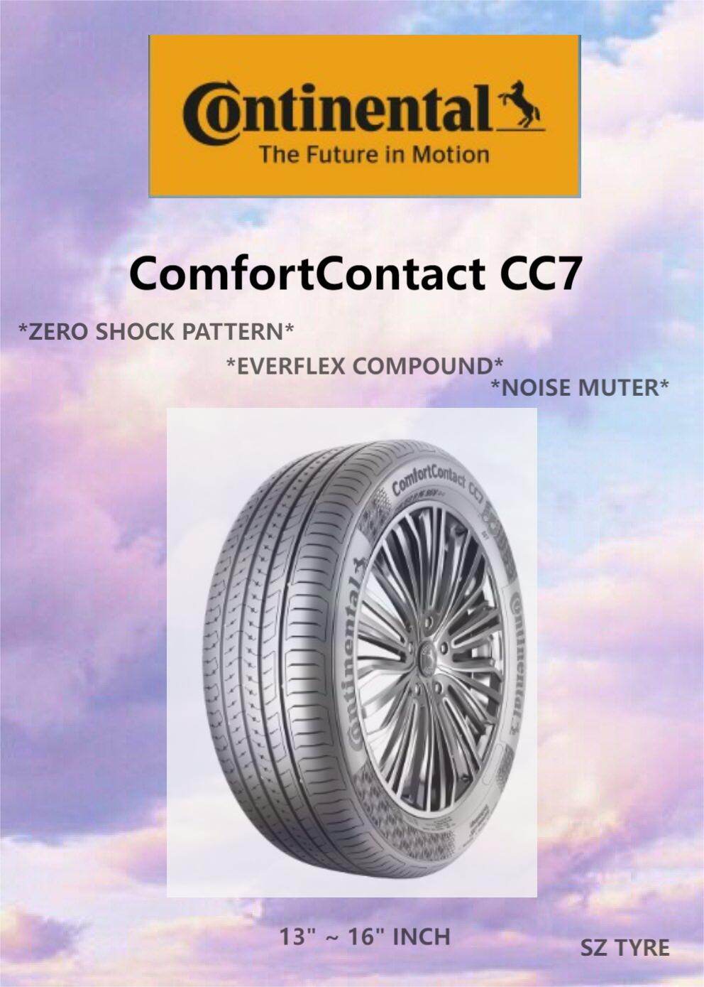 TYRE Continental MaxContact MC7 205/40R17 205/45R17 215/50R17 215