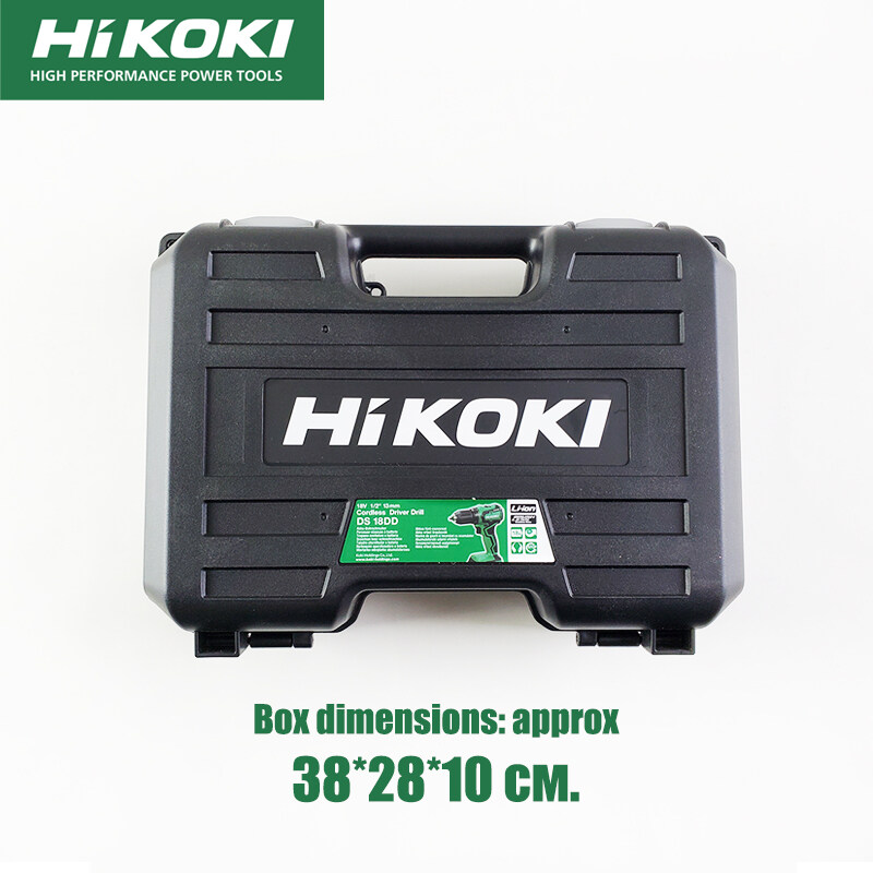 Hikoki 12V nhựa hộp công cụ điện 38x28x10 cm 3 ngăn hộp lưu trữ thích hợp cho ds18dd ds18dc và khác 