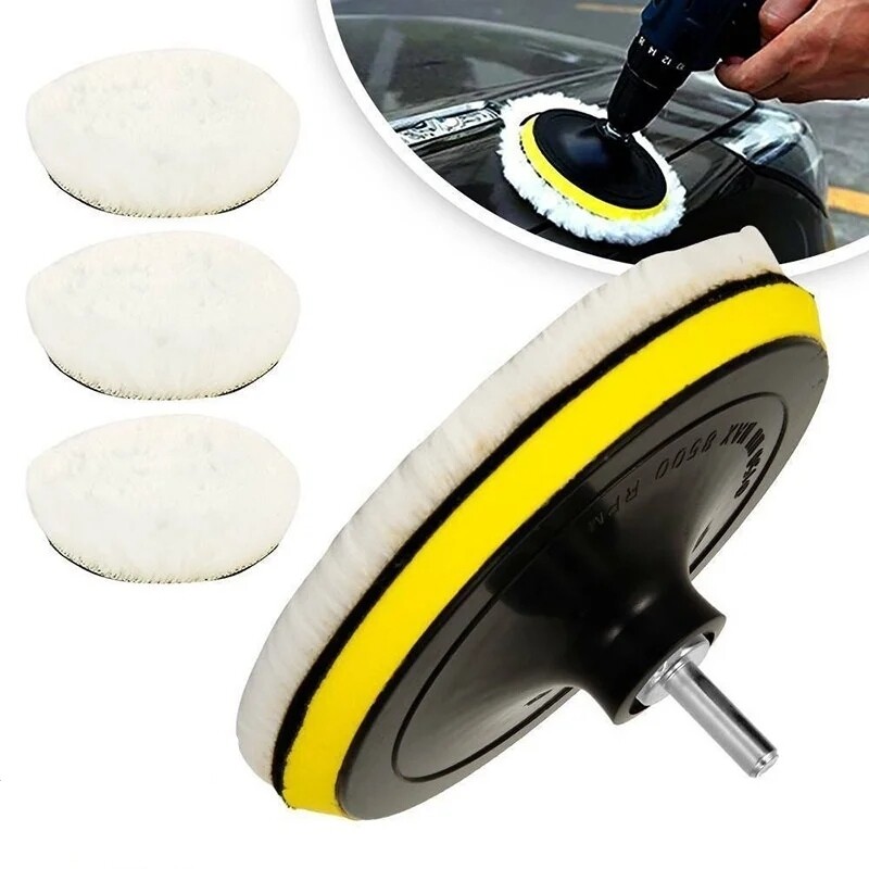 3/4/5/6/7 inch xe len tấm đánh bóng đánh bóng xe đánh bóng đánh bóng chăm sóc đánh bóng miếng đệm tự động rửa làm sạch phụ kiện