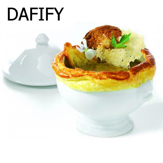 DAFIFY 1 Pcs Ceramic Lions Head With Lid Soup Bowl Soup Crock Microwave and Oven Safe Bowls ราคา 482 บาท*ส่งฟรี