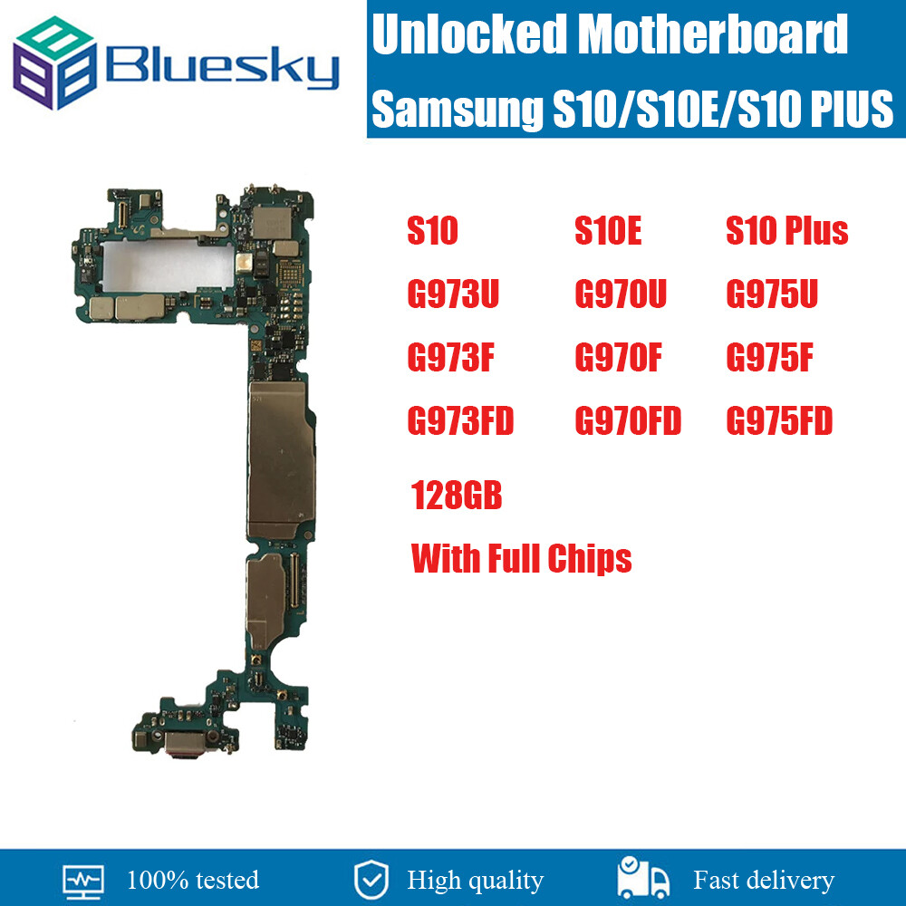 Fully Tested Unlocked Motherboard For Samsung Galaxy S10 Plus