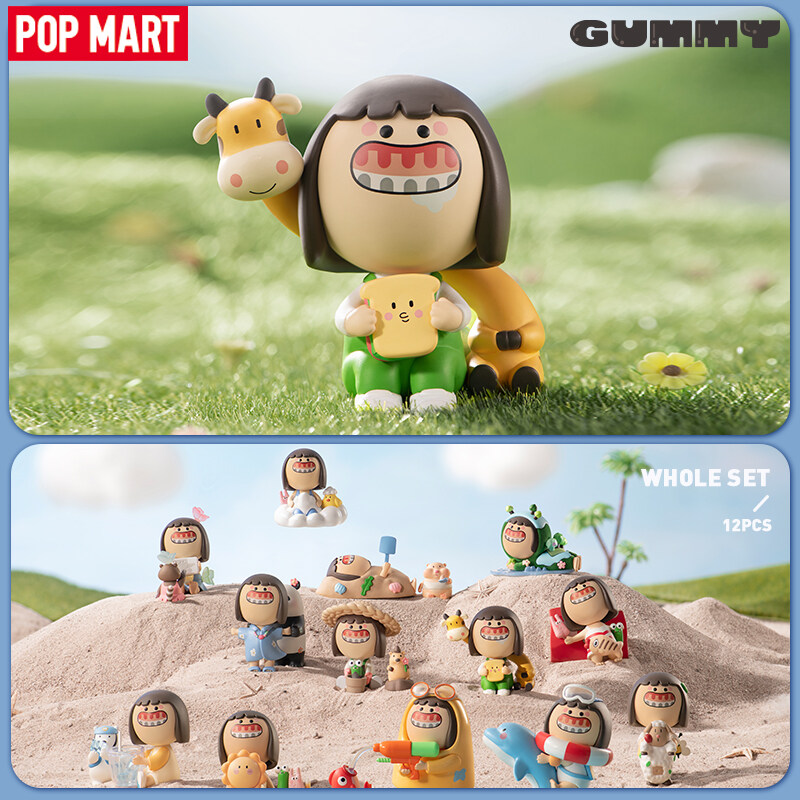 POP MART GUMMY The Happy Land Series Mô Hình Nhân Vật Hộp Đồ Chơi Sưu Tập