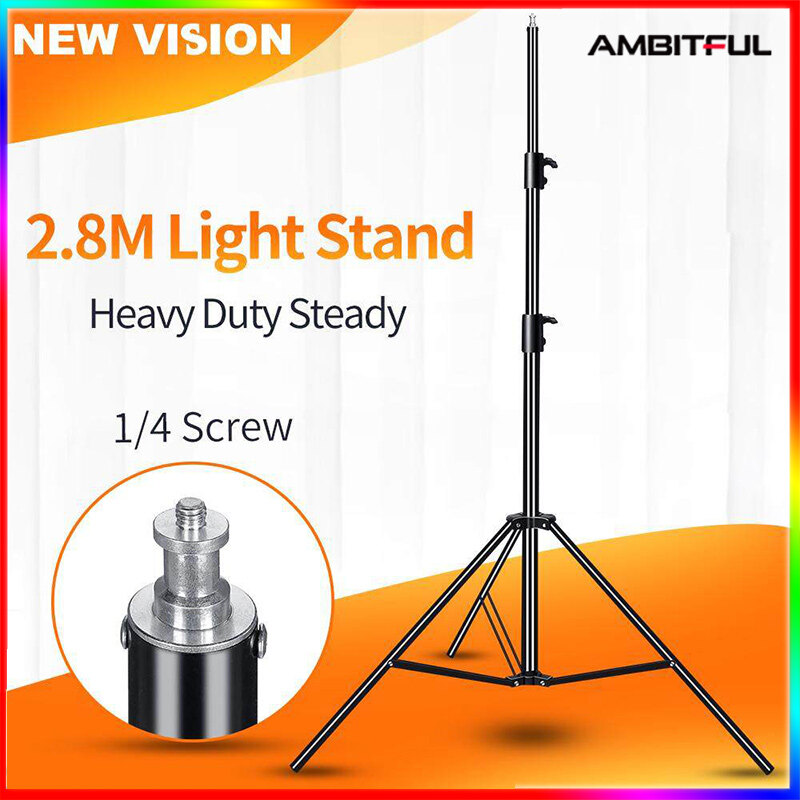 Godox 110 inch 280cm chân đèn 1/4 vít chân máy chịu lực cho trường quay chuyên nghiệp đèn flash softbox ô phản xạ