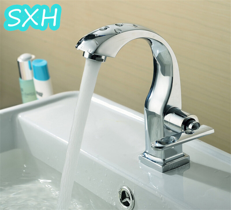 Sxh vòi chậu rửa mặt vòi mặt trăng vòi chậu rửa mặt bằng gốm nước lạnh vòi chậu rửa mặt vòi phòng tắm