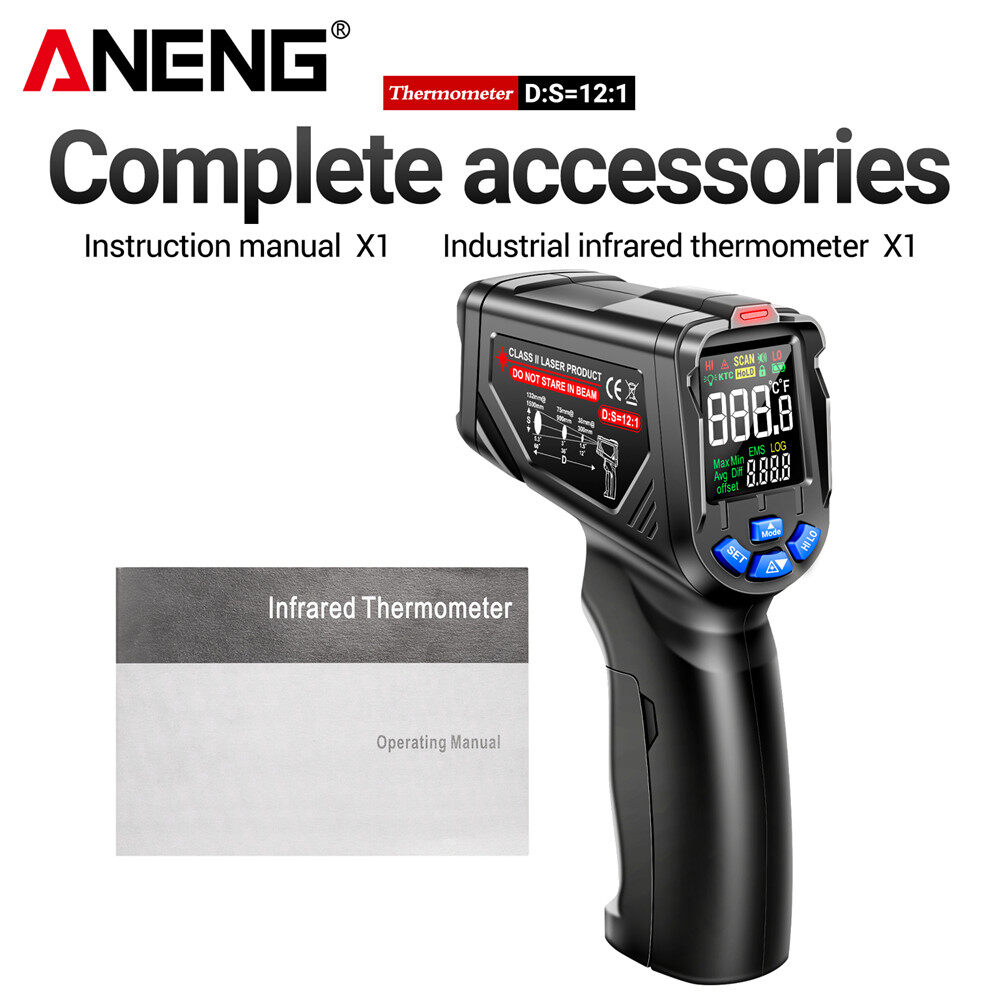 Aneng TH06 va nhiệt kế màn hình 0.1 ~ 1.00 công cụ cảm biến Bộ dò công nghiệp có thể điều chỉnh khác