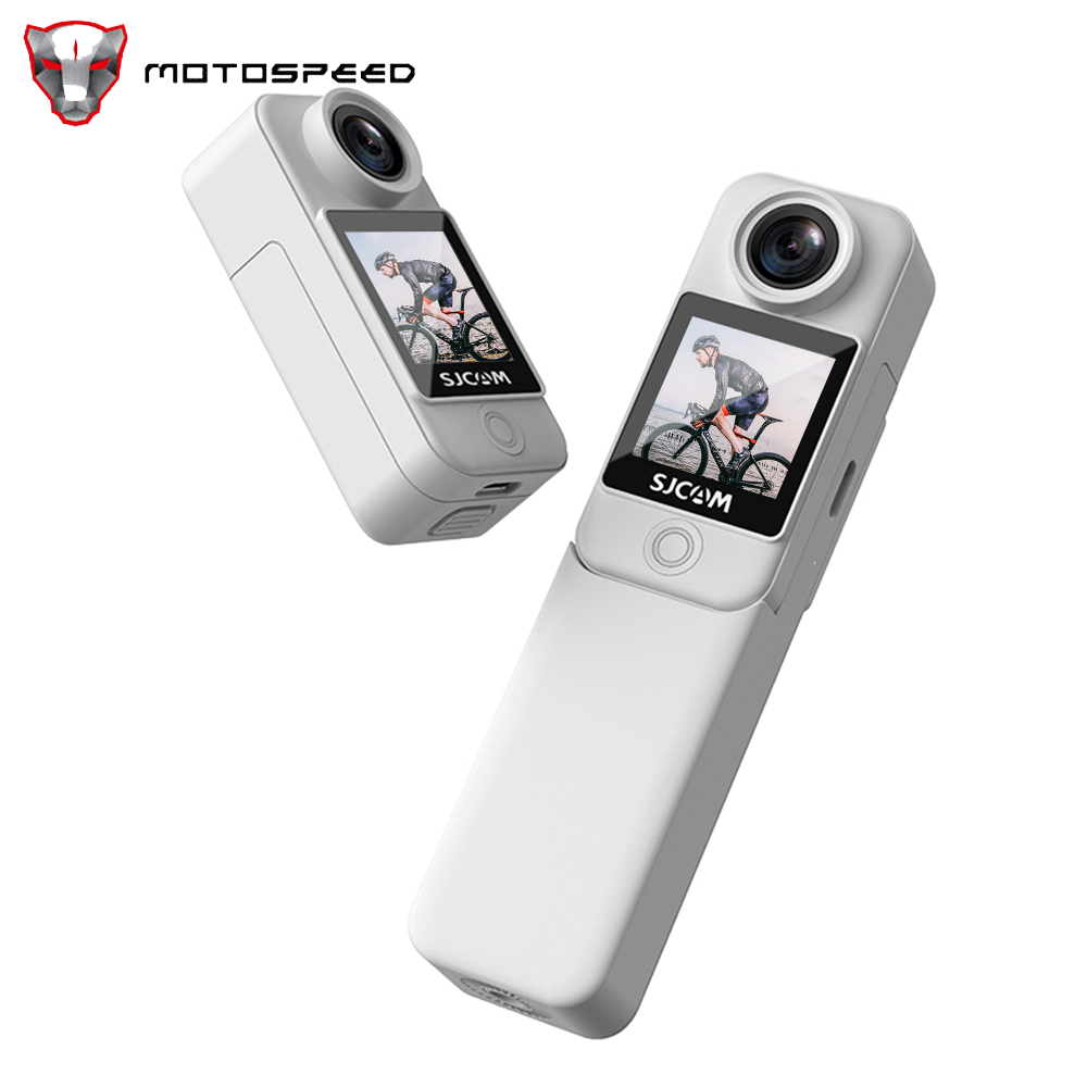 MOTOSPEED SJCAM C300 4K 30FPS Mini Action Camera 5G/2.4G WiFi Sports Camera Dual Touch Control Screens 154° Wide Angle Lens 6-Axis Gyro Stabilization 30M Waterproof Night Vision Detachable Battery with an Extra 2800mAh Battery Module ราคา 5,630 บาท*ส่งฟรี