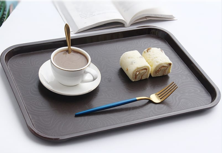 Gambar E TALK Food Tray Plate Breakfast ray plate tray plates plastic plate Hotel tray plate food tray ??