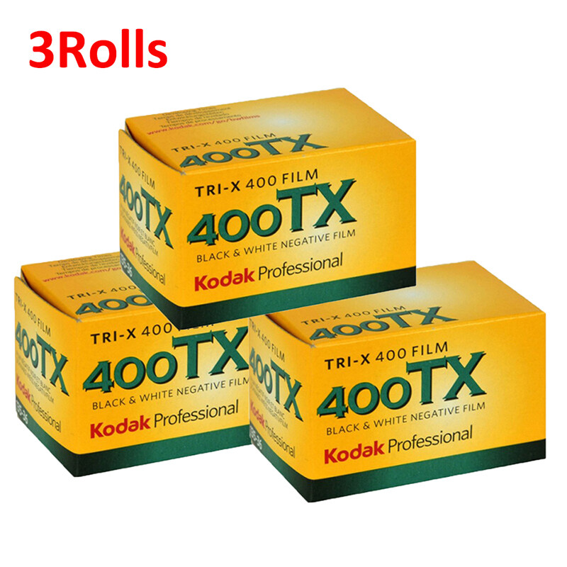 3 cuộn Kodak tri-x 400 400tx 135 35mm màu đen và trắng phim âm bản MVP máy