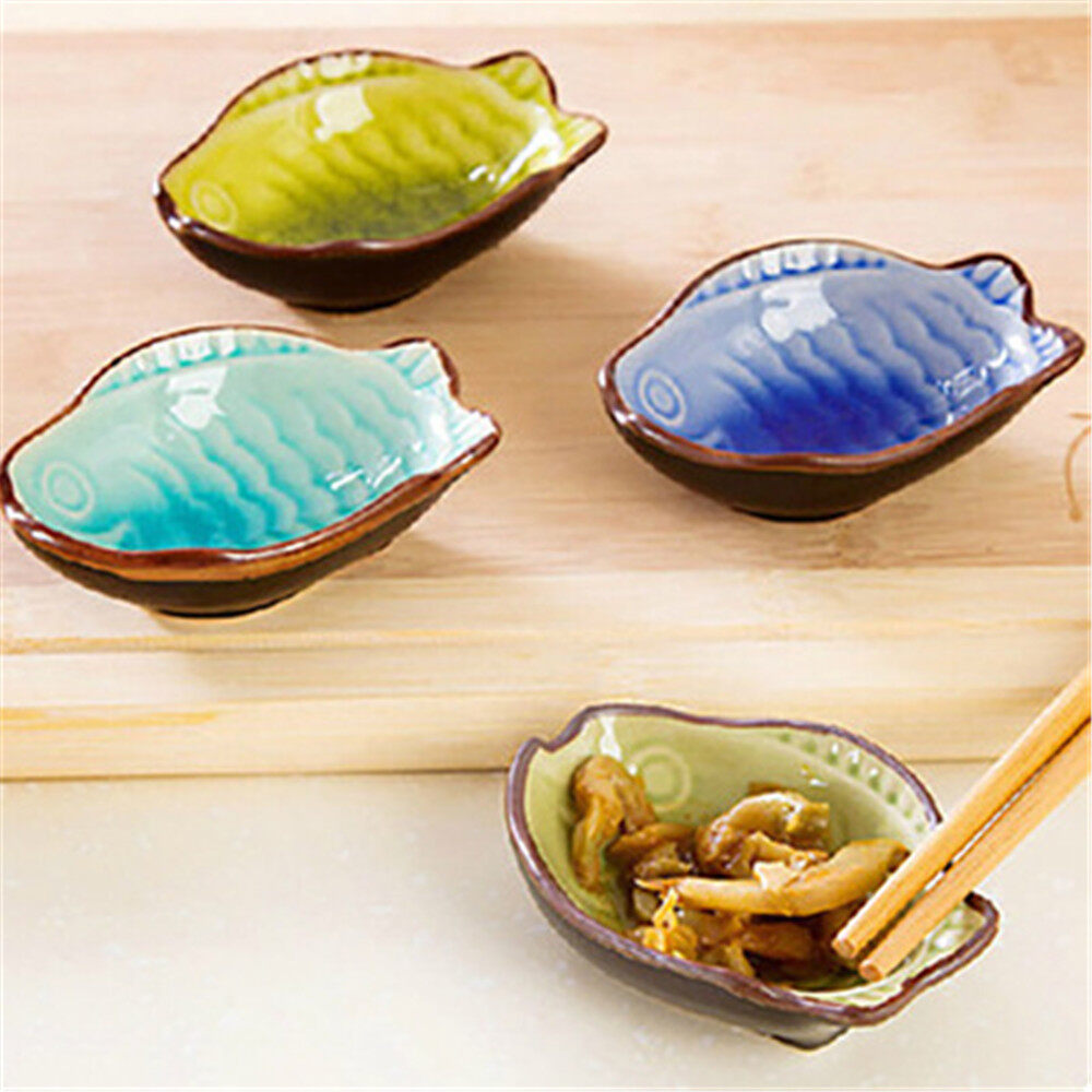 Details about   Ceramic Sauce Dish Ice Cracked Glaze Seasoning Plate Snack Sauce Oil Mini Pan