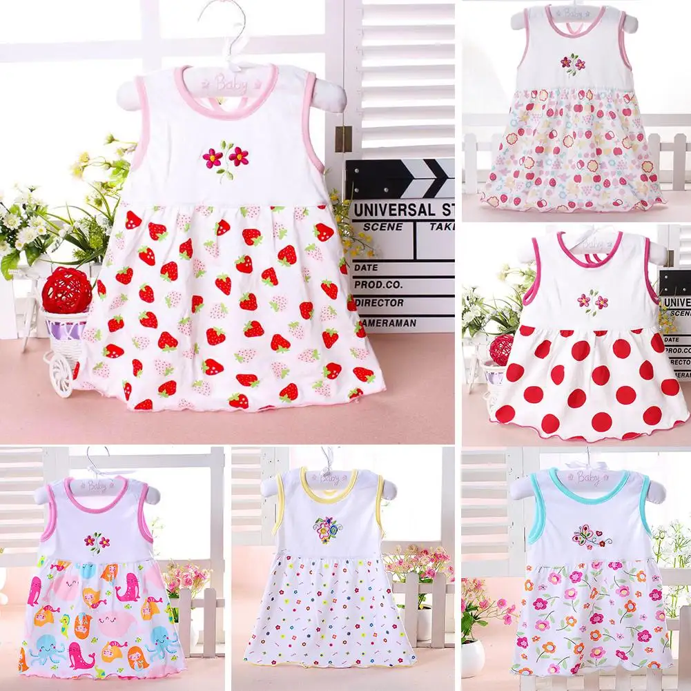 newborn baby girl cotton dresses