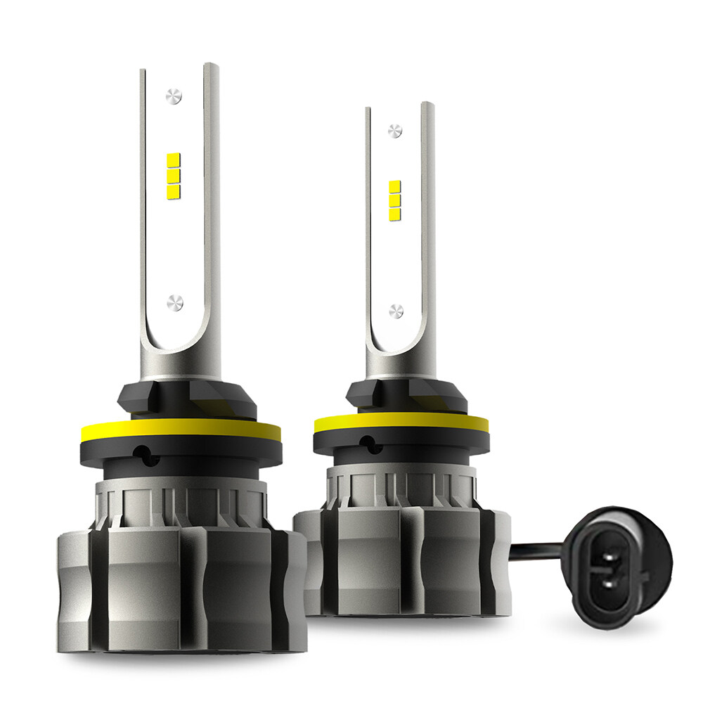 AUXITO 5202 Bóng Đèn LED Sương Mù 6000 Lumen, Màu Vàng 3000K, Nguồn DC 9V, Trọng Lượng 270g