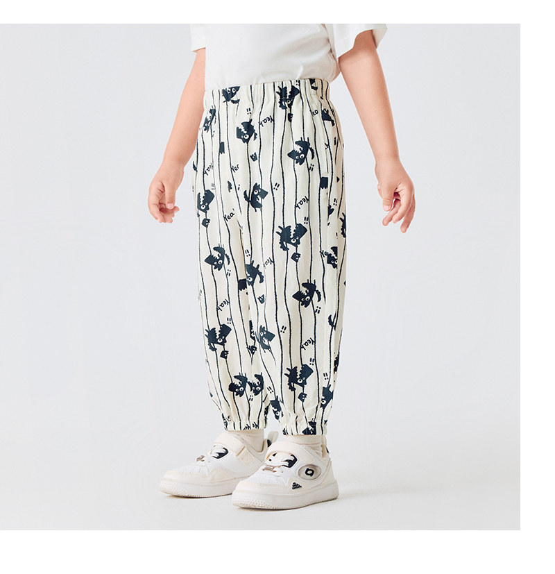 balabala Children Pants For Boy And Girl Summer Antimosquito Pants Little Kids Summer Breathable Outdoor Casual Pants · v4