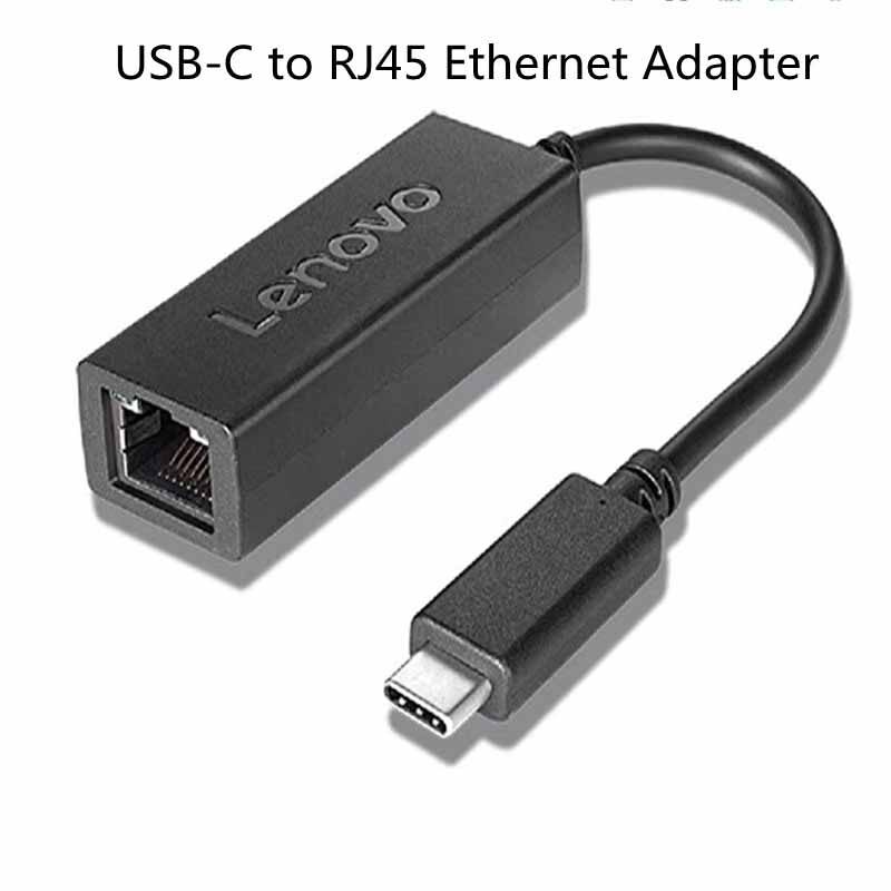 Lenovo Thinkpad X1 Carbon cho mới ban đầu Lenovo USB-C để RJ45 Bộ chuyển đổi Ethernet 4x90s91831 cho Lenovo ThinkPad X1 Carbon 2021