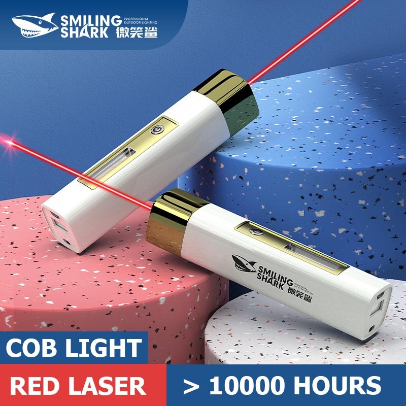 SmilingShark-JG867-Green-Laser-Pointer-Portable-Red-Laser-Pen-USB-Rechargeable-Laser-Light-cat-play-laser-light-teach-pointer