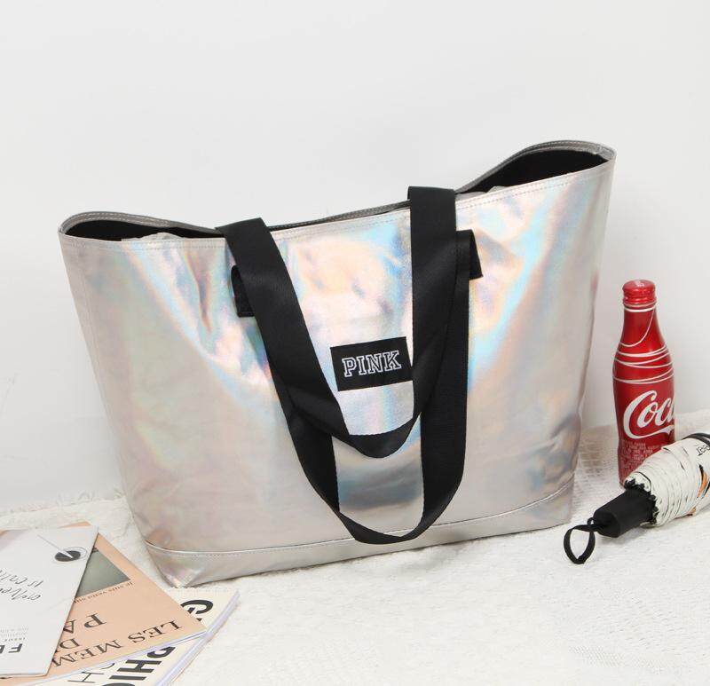 victoria secret iridescent tote