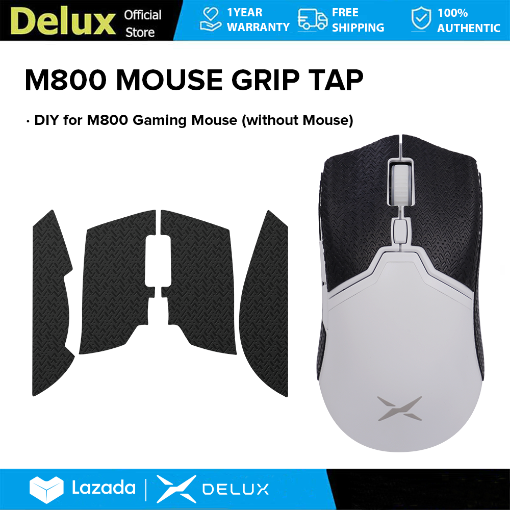 Delux M800 Mouse Grip Tap DIY for M800 Gaming Mouse (without Mouse)