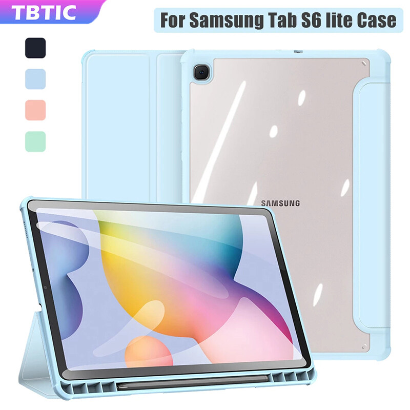 Ốp Lưng Samsung Tab S6 Lite Cho Samsung Galaxy Tab 10.4 Inch SM-P610 SM-P615 Với Nắp Máy Tính Bảng T