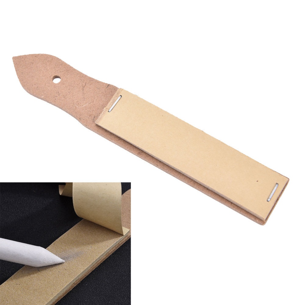 HOTWE Sandpaper Sharpener – 100 Pads For Pencils, Crayons, Charcoal & Eyebrow Pencils - View #10