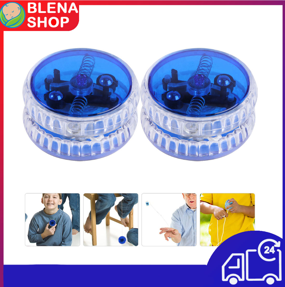 Blenashop 2 quả bóng yoyo yo yo dạ quang bóng yo-yo nhấp nháy