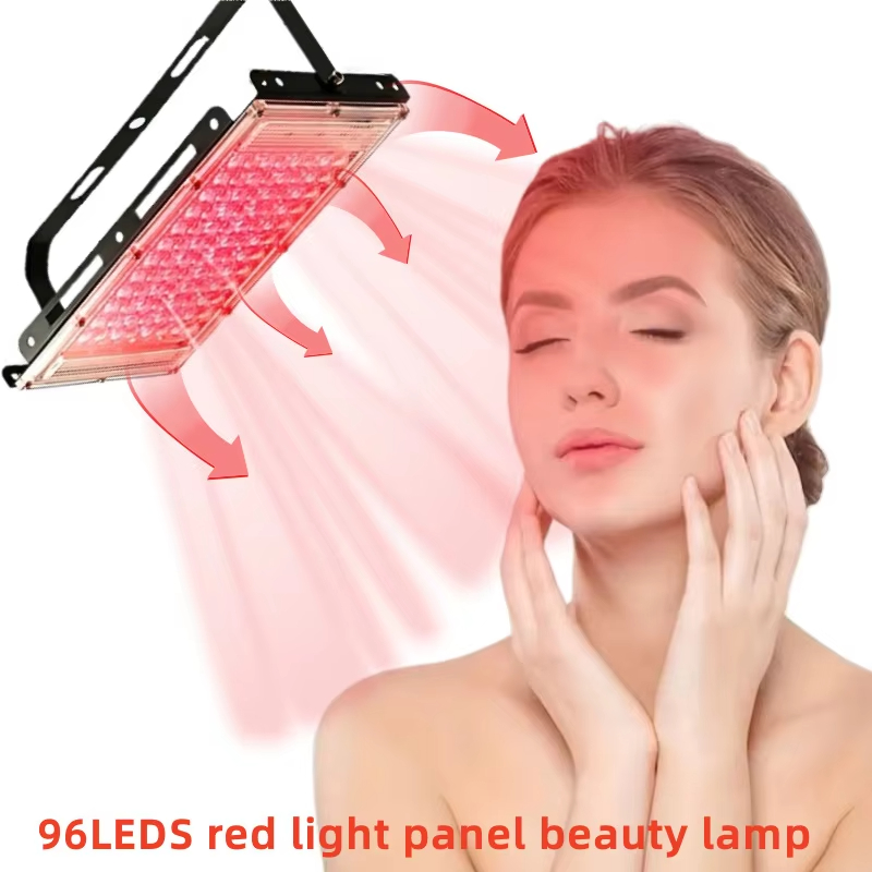 96LEDs Red Light Therapy Panel Lamp for Facial Anti Aging Skin Care Beauty 660nm Infrared Light Skin Care Device Beauty Health ราคา 1,399 บาท*ส่งฟรี
