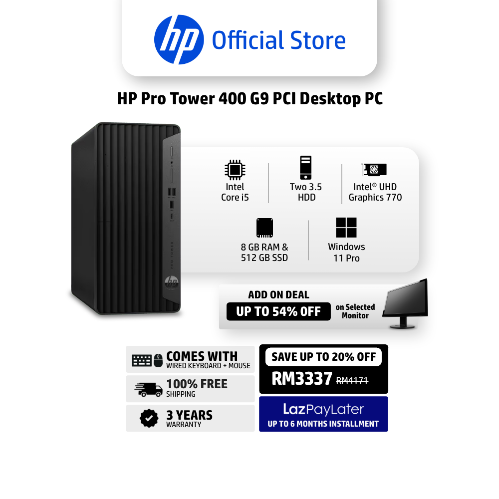 PC Desktop HP Compaq 6200 Pro MT – I3-2120 3.2GHz 8GB RAM – Ricondizionato Con Garanzia 12 Mesi