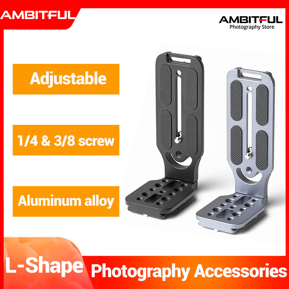 AMBITFUL L-Shape Grip with 1 4 & 3 8 screw For Camera Universal Version L