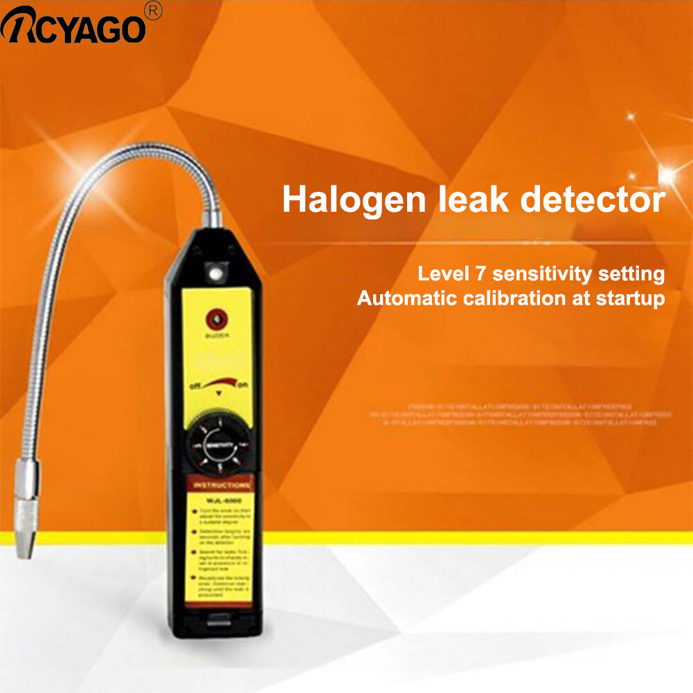 RCYAGO Máy Dò Rò Rỉ Freon WJL-6000 Máy Dò Rò Rỉ Halogen Máy Kiểm Tra Rò Rỉ Khí Lạnh