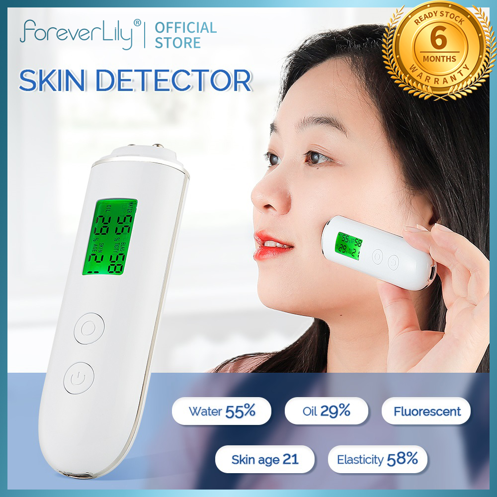 Skin Moisture Analyzer - Led Display Skin Tester & Ultrasonic