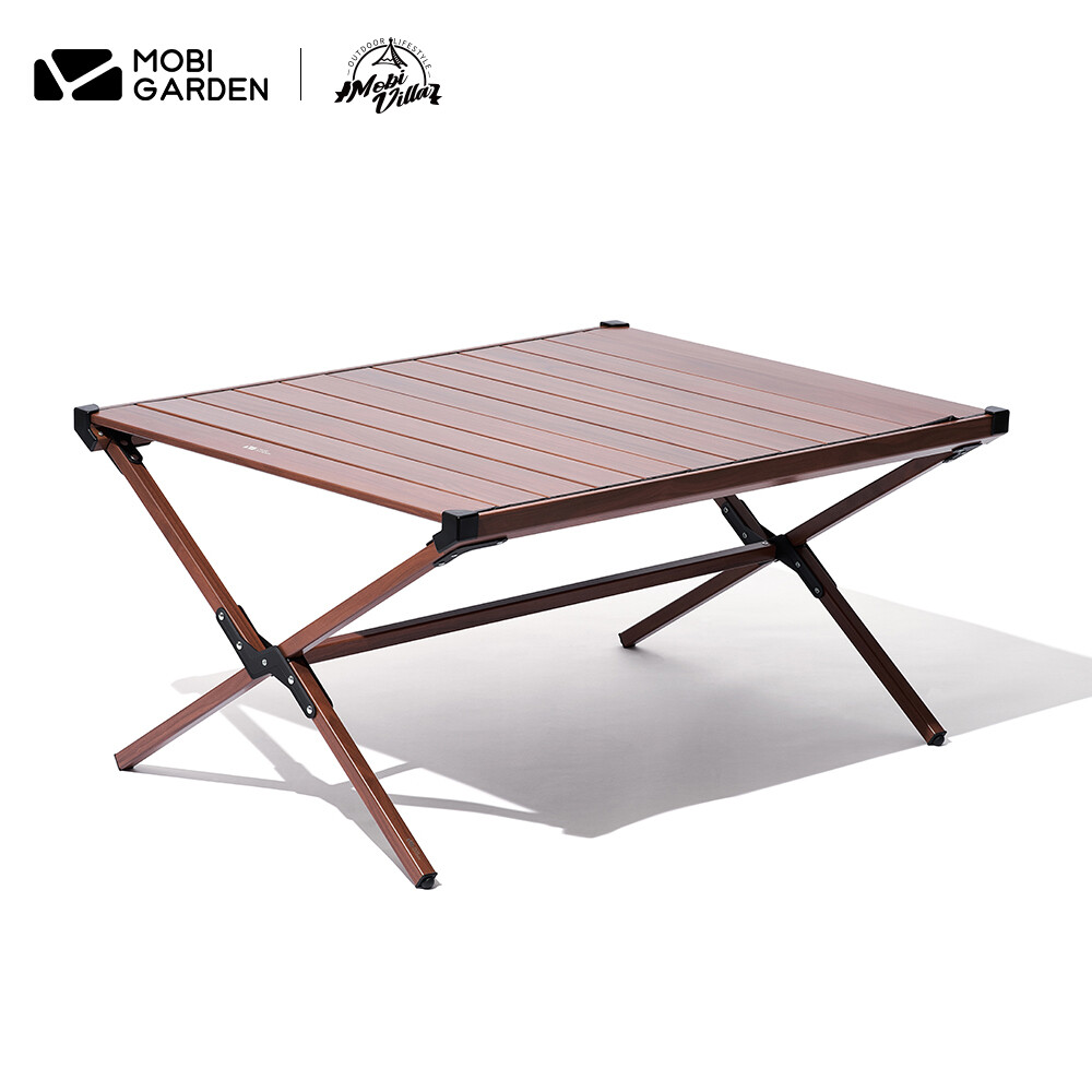 MOBI GARDEN Camping Aluminum Folding Table Portable Egg Roll Foldable Table Indoor Picnic Garden ราคา 3,009 บาท*ส่งฟรี