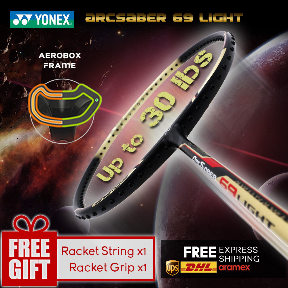Yonex Arcsaber 69 Badminton Racquet Light Racket【Free Grip & String】 