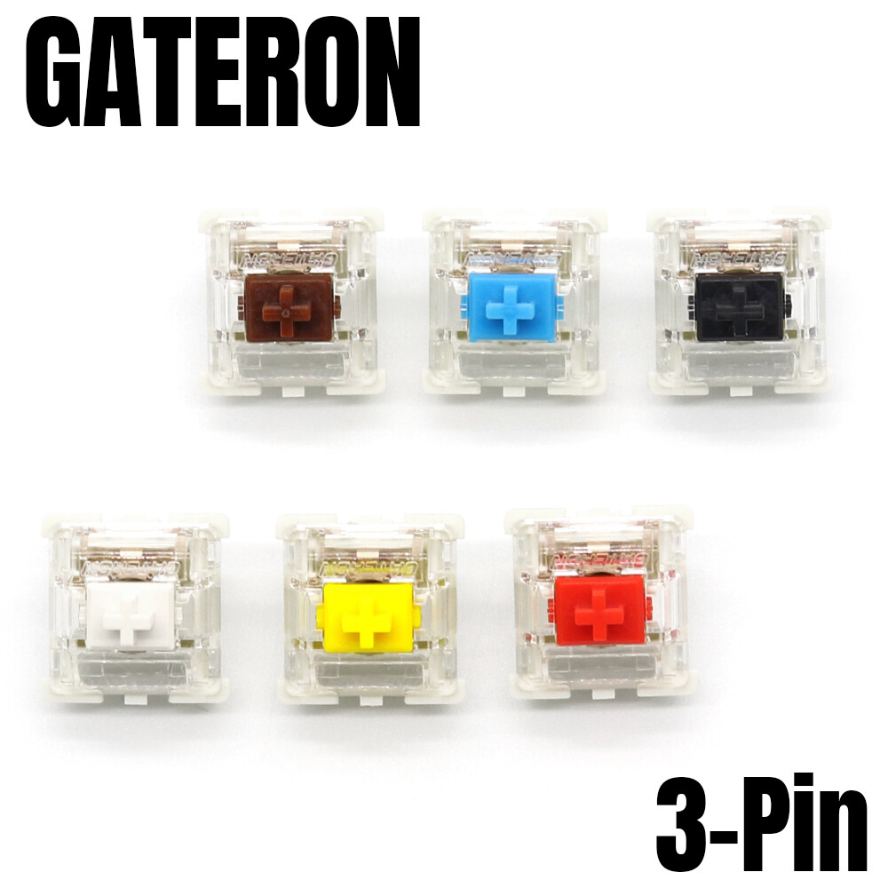 10 chiếc công tắc gateron g pro 2.0 công tắc bôi trơn xúc giác tuyến tính smd rgb đèn rọi 3 chân cho bàn phím cơ màu đỏ xanh đen nâu vàng