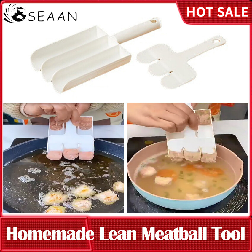 Dụng cụ làm thịt viên dụng cụ làm thịt viên bằng nhựa khuôn làm thịt viên tiện lợi dụng cụ làm thịt viên nạc tại nhà bộ cá viên thịt viên tự làm tại nhà