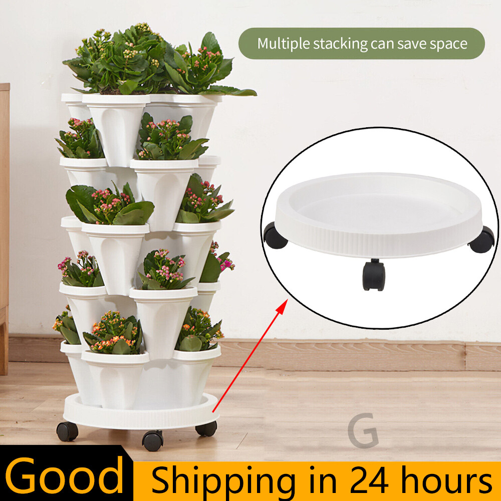 Giá trồng cây đứng giá trồng cây xếp chồng khay trồng cây dâu tây khay chậu hoa ngoài trời trong nhà khay đựng trồng cây sân vườn khay đựng cây khay chậu hoa tròn khay chậu hoa di chuyển được